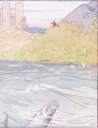 The Monster Threw Tom Far Away into the Sea